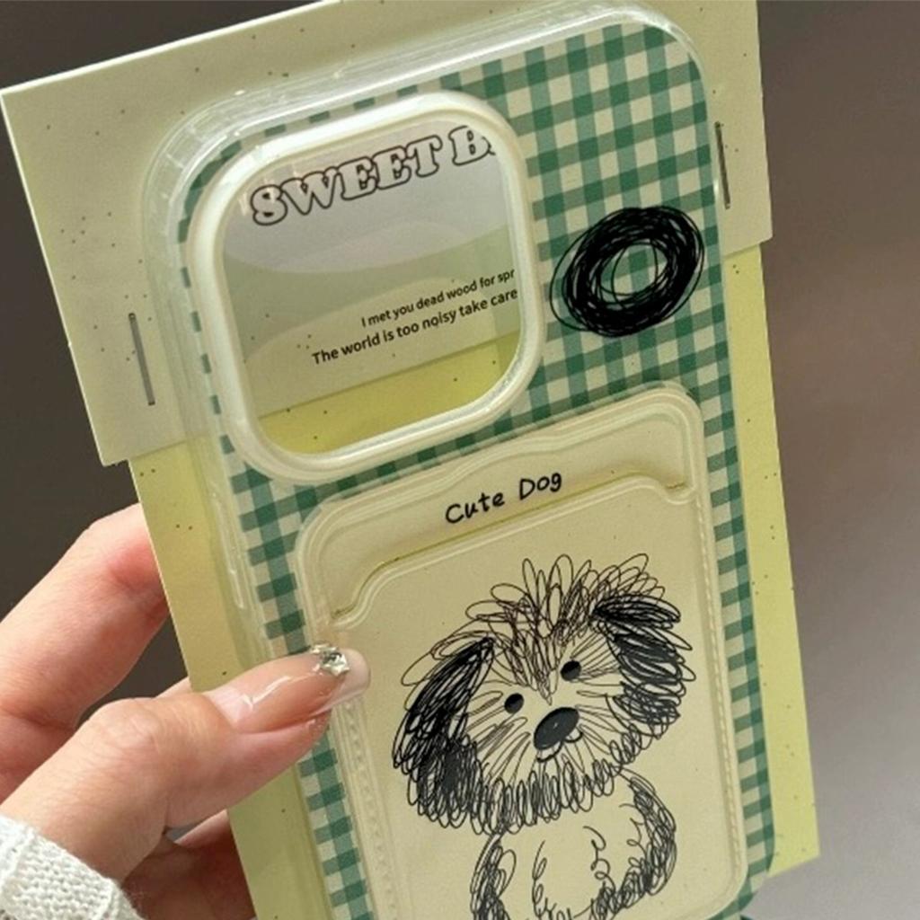 Lanyard Card Holder Phone Case Line Puppy Domestic Android for Huawei NOVA10 Honor Fashion Cartoon Case