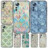 Muted Moroccan Mosaic Tiles For POCO F5 X3 X5 Pro F3 F4 M5s X4 GT Case For Xiaomi 13 14 Pro 11T 12T 13T Pro 12 Lite 12X