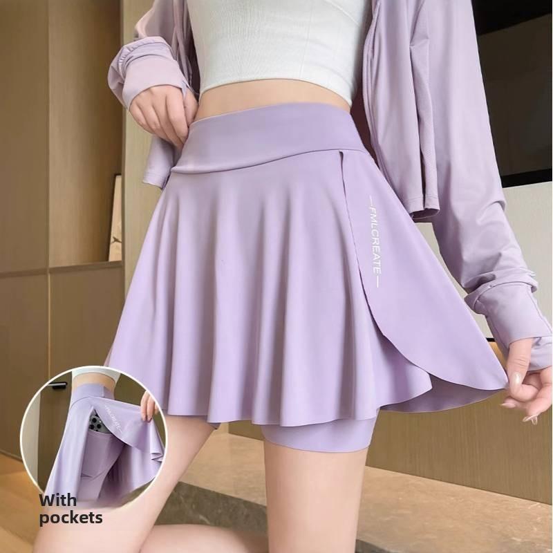 Summer Girl Shorts With Pockets And High Elasticity For Outdoor Yoga And Casual Wear