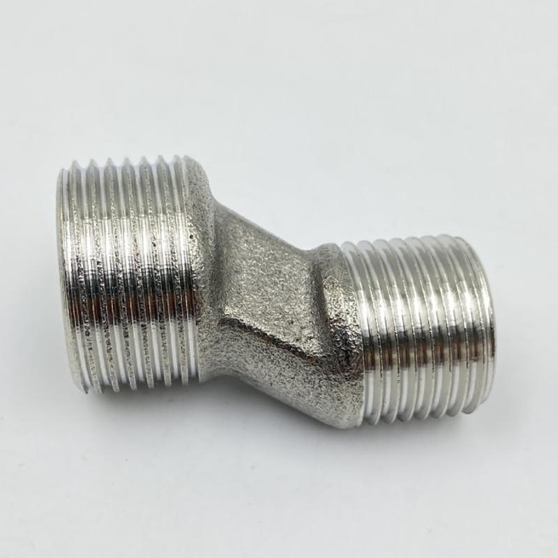 Uprgades Steel Plumbing Adapters Metal Offset Connector Threaded Pipe Adapter Wall Mounted Adapter set for Wall Mounts