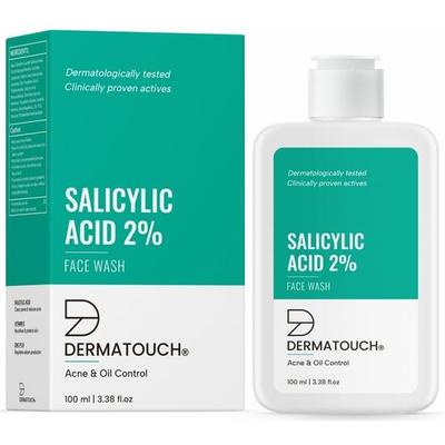 DERMATOUCH Limpiador Facial Ácido Salicílico 2% | Para Acné y Control de Grasa | Apto para Todo Tipo de Piel | Para Hombres y Mujeres | 100ML