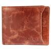 Wallet - AKZENT - Classic - Genuine Leather - Brown - 7 Card Slots