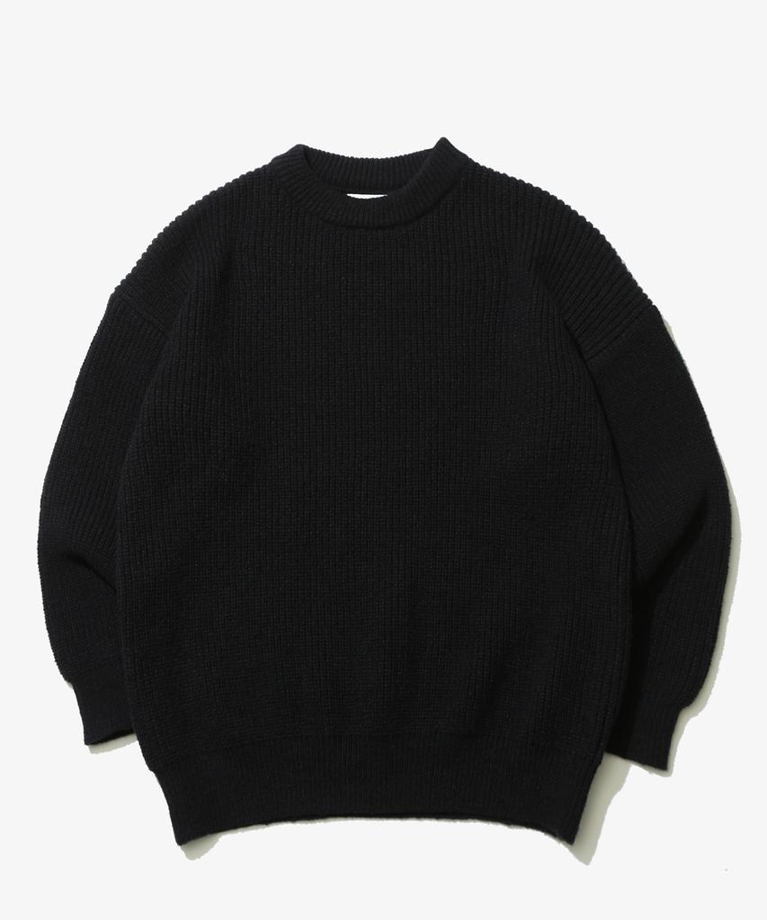 GOLDEN SUNSHINE Wool Bulky Round Knit _Black