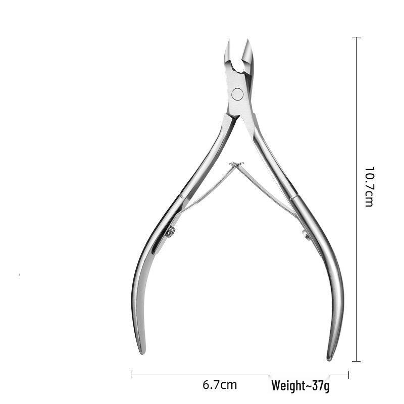 Adler Schnabel Nagelknipser: Pediküre-Schere aus Edelstahl für abgestorbene Haut und Nagelrillenpflege