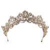 Bridal Tiara Queen Crown Baroque Zircon Headband Exquisite Alloy Accessories Wedding Dress Crown Hair Accessories