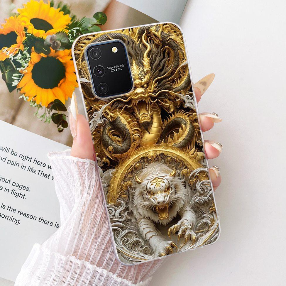 Clear For Samsung S10 Lite Case Cute Fashion Butterfly Funny Painted Casing For Samsung Galaxy S10 Lite SM-G770F SM-G770U1 Cover