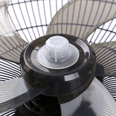Hojas plásticas de la aspa del ventilador del hogar de 16 pulgadas cinco con la cubierta de la nuez para la fan del pedestal
