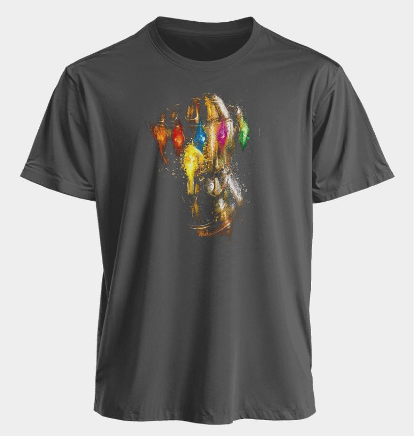 Herren- und Damen-T-Shirts Infinity Gauntlet Sommer Amerikanisch Frühling und Herbst Sport und Fitness Übergroß Kurzärmlig