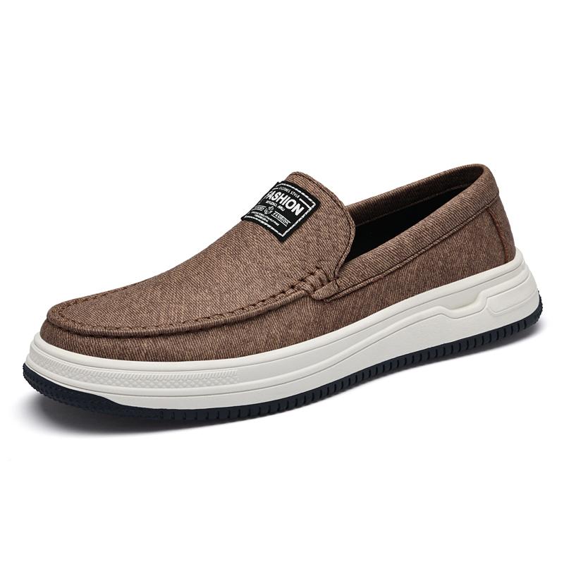 

Мужские мокасины из натуральной кожи, модные мокасины ручной работы, однотонные, без застежек, ультралегкие туфли-лодочки Oled Man, обувь для вождения 44 коричневый