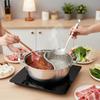 High Quality 32cm 34cm Divided Hot Pot Cookware Cooking Pot For Simultaneous Cooking Two Flavor On Induction Stove
