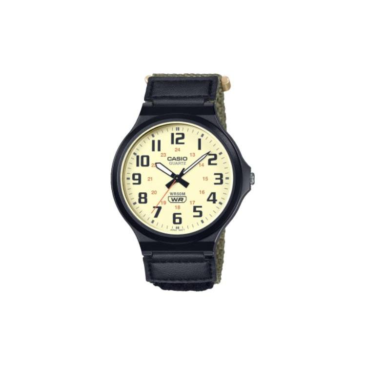 CASIO Unisex Standard Series Yellow Watch MW-240B-3BV MW-240B-3BV