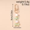 Sweet Heart Charm Key Ring High-Quality Decorative Key Chain Bow Pearl Keychain Multi-Functional Cute Keychain For Birthday Bag