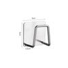 No-Punch Stainless Steel Adhesive Hook for Coats and Hats - Wall-Mounted for Home, Kitchen, and Bathroom Use