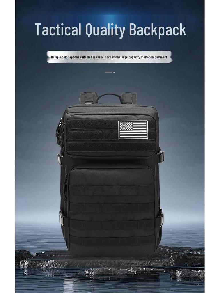 45L Multifunctional Outdoor Tactical Backpack for Cycling and Mountaineering