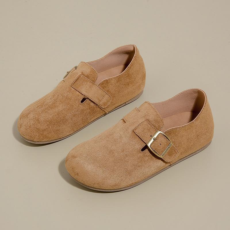 

Маленькие белые туфли Детская Осень Новинка Студенческие Повседневные Тренд Универсальные Женские 40 коричневый