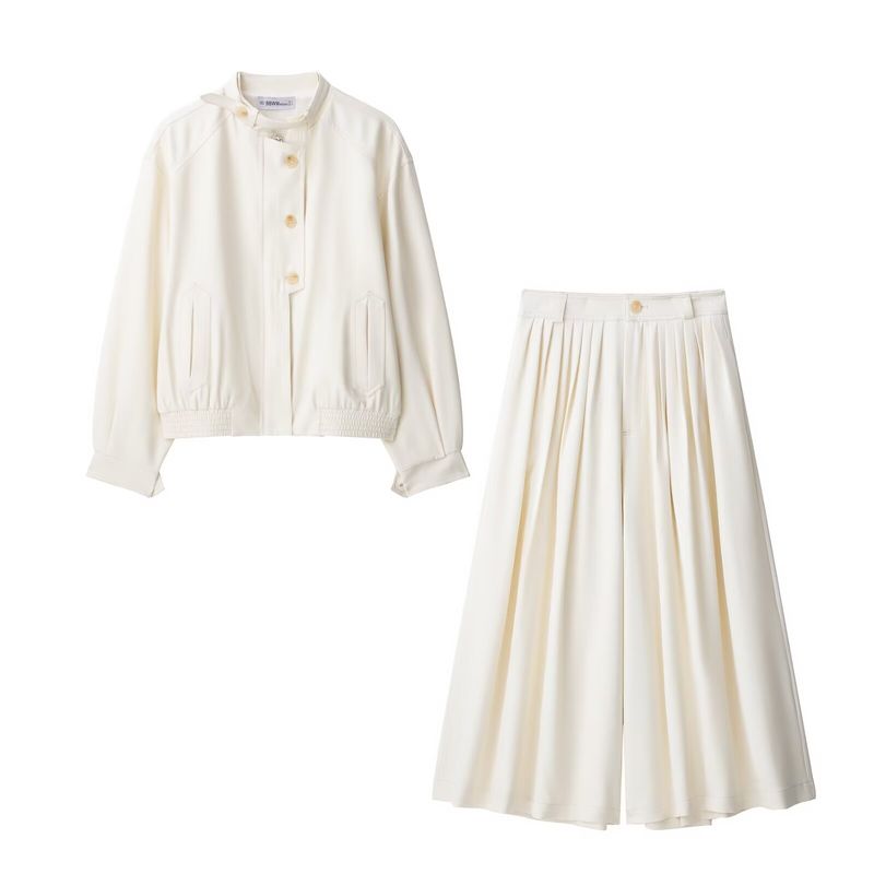 Araltay New Arrival Fashion Style Women's Fashion All-Match Button Outwear Pleated Pants 8114823 7977823