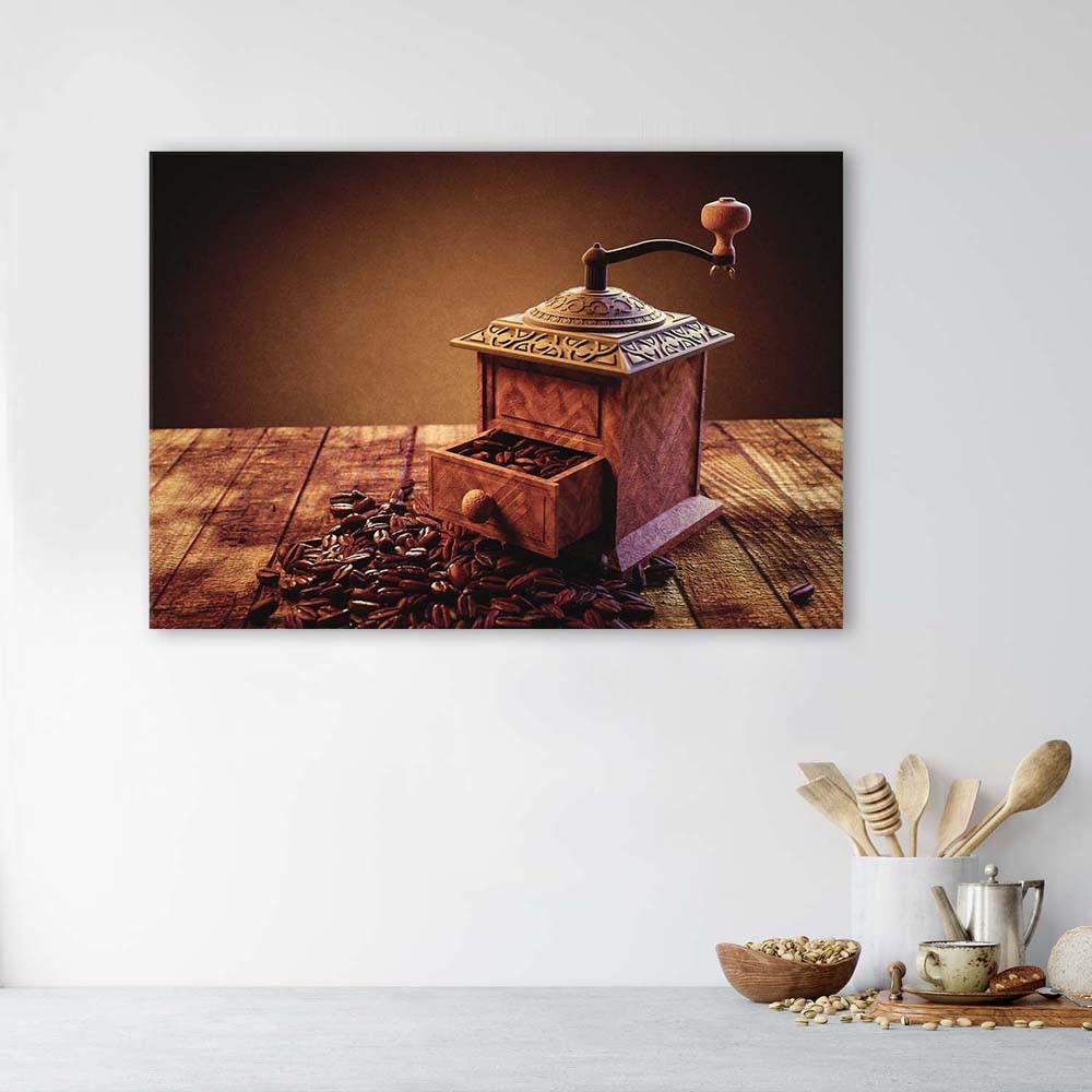 Canvas Print Coffee Grinder