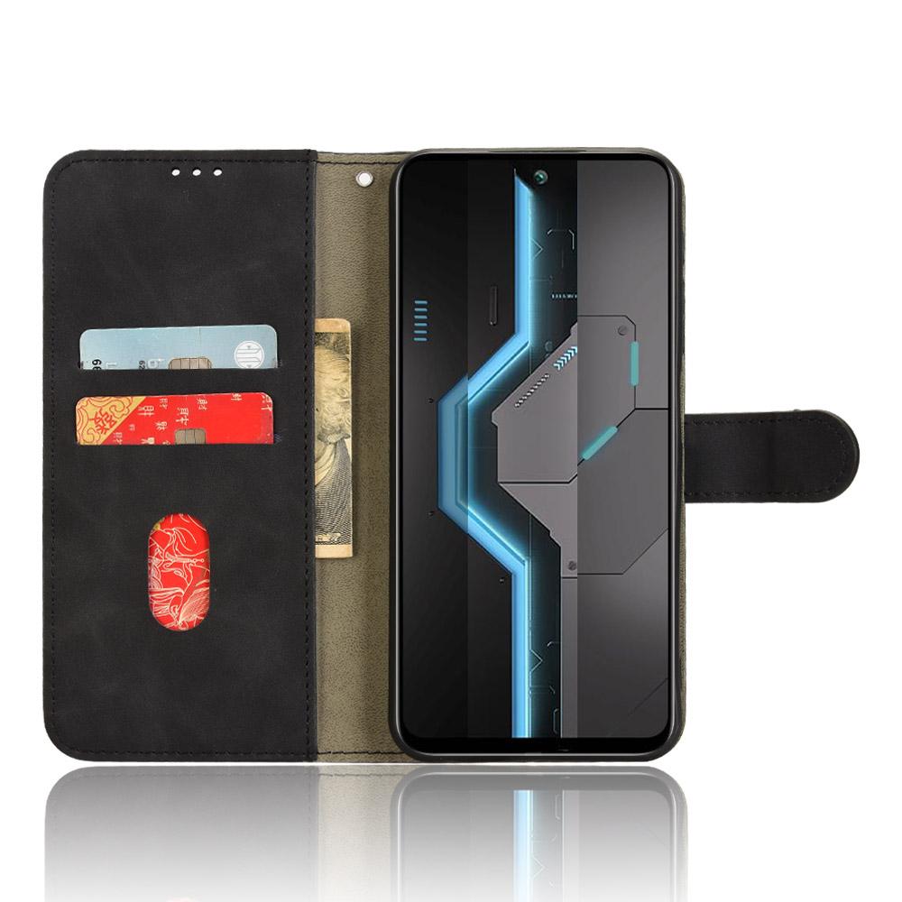 For Itel P65 Leather Case Skin-Feel Anti-Drop Wallet Flip Phone Cover