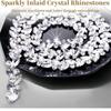 Multi-color Crystal Diamond Ribbon DIY Diamond Strips  Dress Skirt Clothing Accessories
