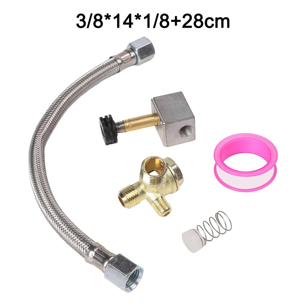 Air Compressor Maintenance Check Valve Kit Air Pump Valve Air Compressor Valve Replacement Air Compressor 11\'\' Hose Length