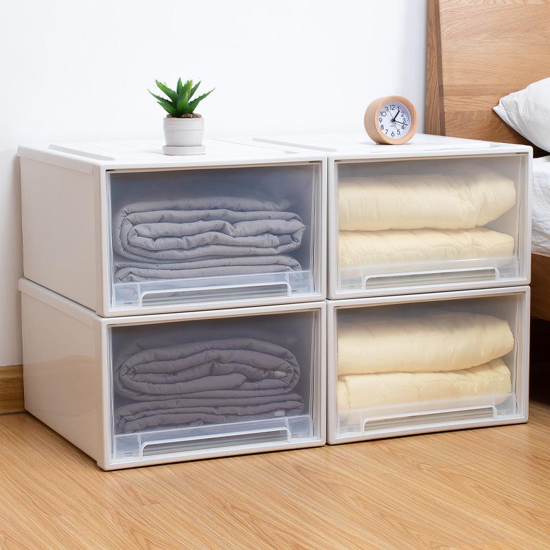 Plastic Wardrobe Drawer Organizers for Clothes and Quilts