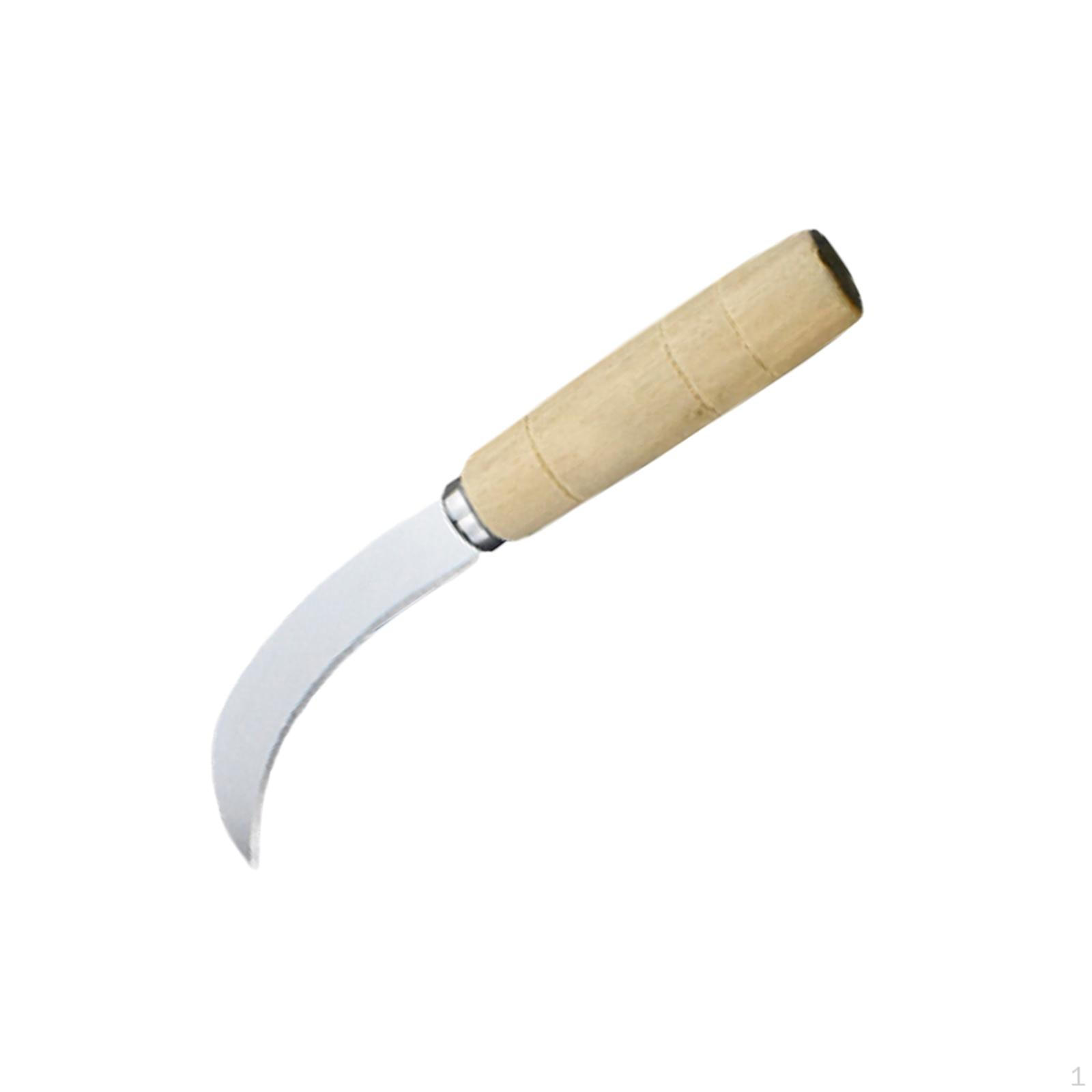 Easy Pineapple Peeling Tool with Wooden Grip Banana cutter