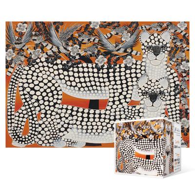 108-piece Jigsaw Puzzle / Leopard - Orange (mini), Popular Korean Puzzle