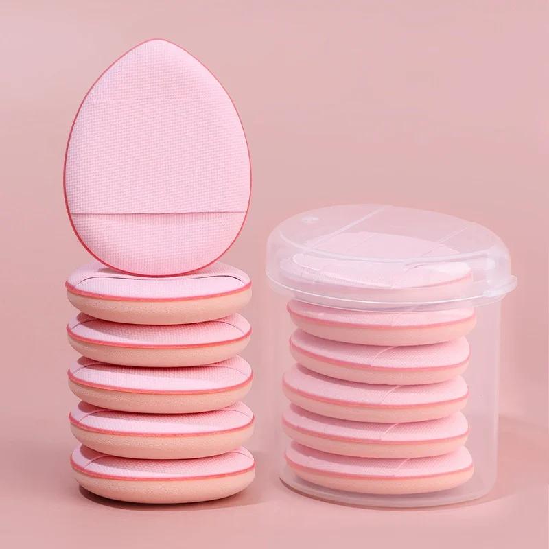 Mini Size Finger Puff Makeup Sponge Set, Face Concealer Foundation, Puff Detail, Professional Cosmetic Pad, Makeup Tool