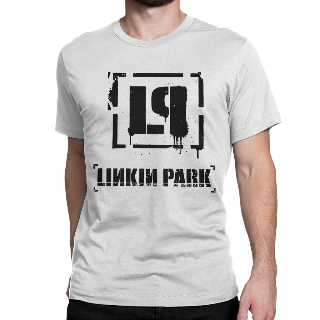 Men Women's T-Shirt Linkinparks Music Band Awesome Cotton Tees Short Sleeve Rock T Shirt Round Neck Tops Printed
