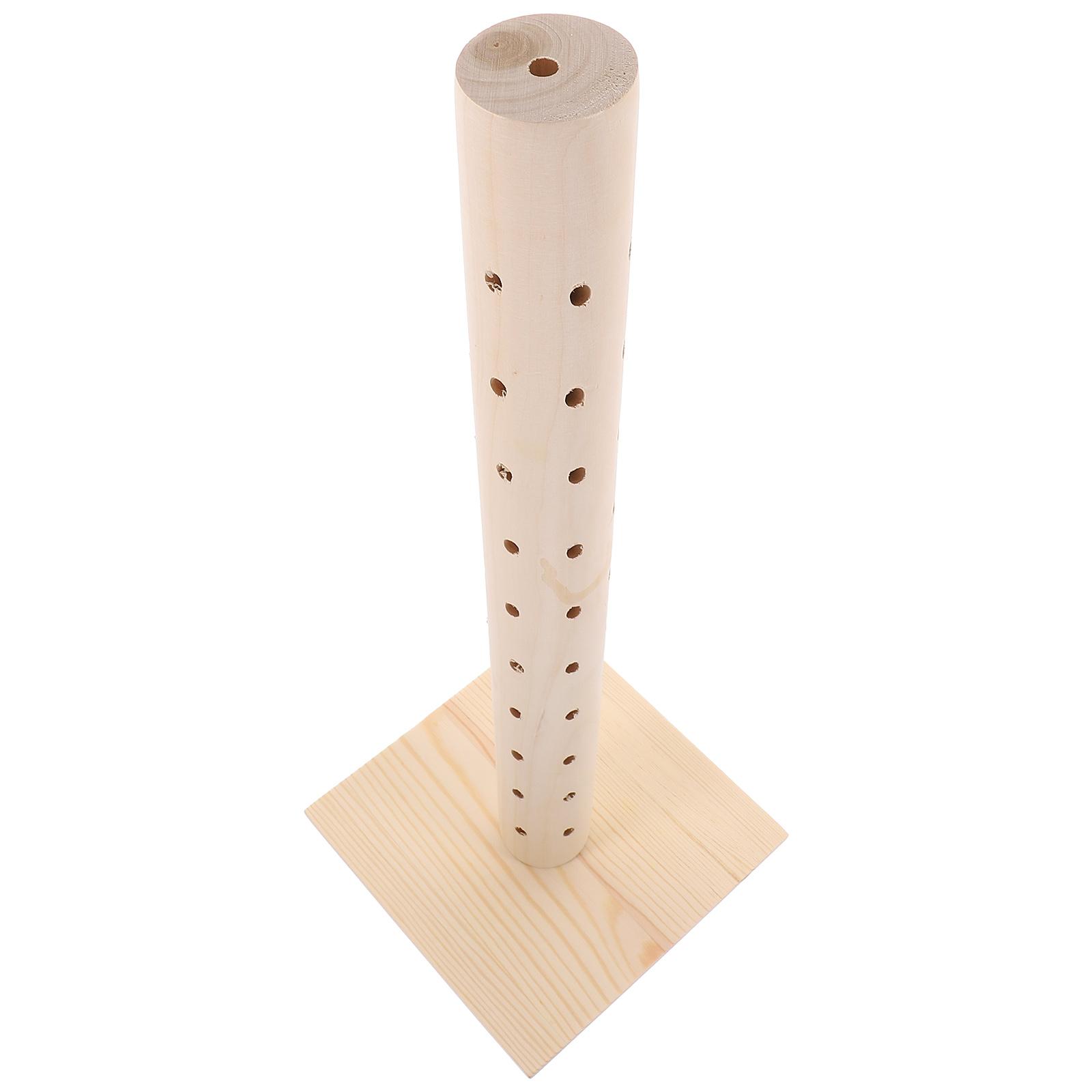 

Sucker Display Stand Simple Dessert Lollipop Wood Shelf Holder Candy Party Baby