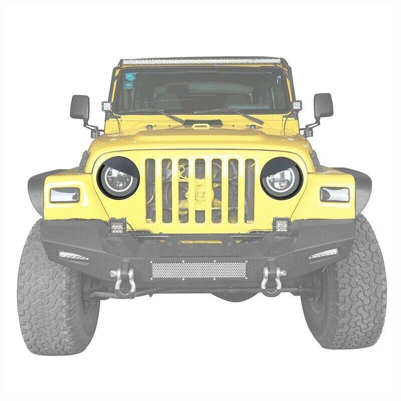 Embellecedor de Cubierta Decorativa de Visera de Faro Delantero para Jeep Wrangler TJ 1997-2007 Estilo Automotriz Accesorios Exteriores