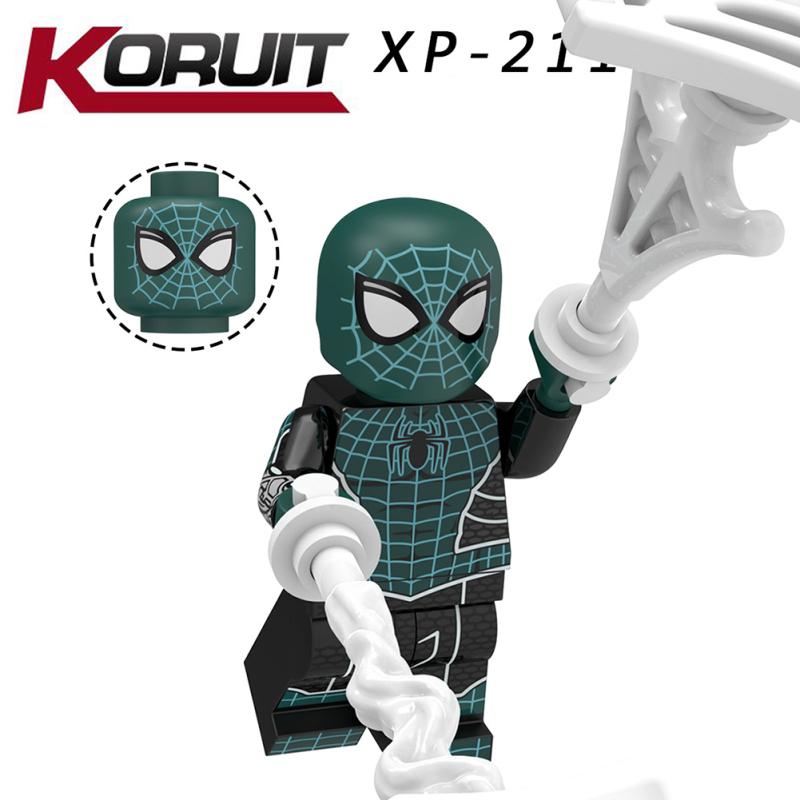 Kt1028 Spiderman Building Blocks Assembling Modular Minifigure Toy Educational Toys For Kids Boys