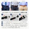 [Hanes] Hanes Men's Genuine Leather Handmade Casual Belt (Black)
