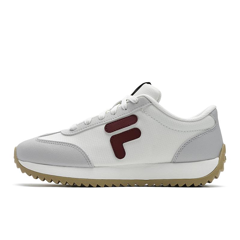 FILA 1970 Roaming Shoes Retro Fashion Versatile Sports Breathable Lightweight Low-Top Casual Shoes Women sneaker White Gray F12W531114FSA