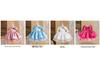 Robe de Princesse Satinée pour Filles – Jupe Plissée Papillon pour l'Été et la Remise des Diplômes