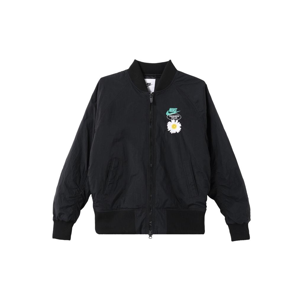 Nike Daisy Print Sports Training Cotton Jacket Men Outerwear Black DM5019-010