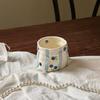 Hand-Painted Drink Cup Underglaze Color Milk Mug Bag-shaped Ceramic Coffee Cup  Afternoon Tea