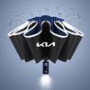 BBDW3 Car Led Light Automatic Folding Windproof Sunshade Umbrella Sun Protection Umbrella For Kia Rio 3 4 K2 K3 X-Line Car Accessories