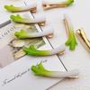 Funny Creative Green Onion Hairpin - Cute Simulation Food Play Headdress Clip