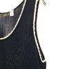 FENDI made in Italy No sleeve knit one piece 46 dark blue Women Used