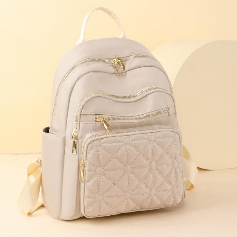 Backpack Women's New Embroidered Thread Women's Backpack Fashion Versatile Large Capacity Urban Commuter Backpack