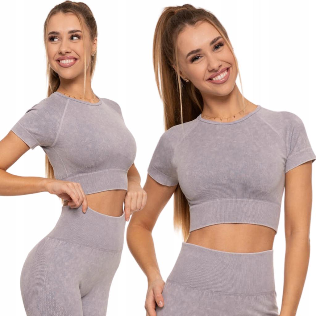 Women's Sports Top with Short Sleeves Comfortable Training MORAJ GREY L/XL