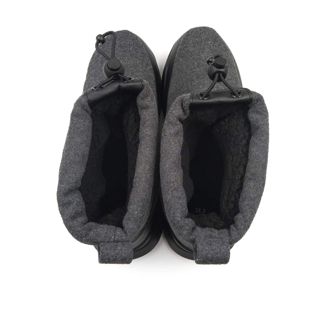 Amozi und Schnee Kurzer Winter Warm Boa und Flauschig Perfekt für Winter Schnee Lange Größe YF802 Herren Damen Stiefel, Stiefel, Stiefel, Wasserabweisend,