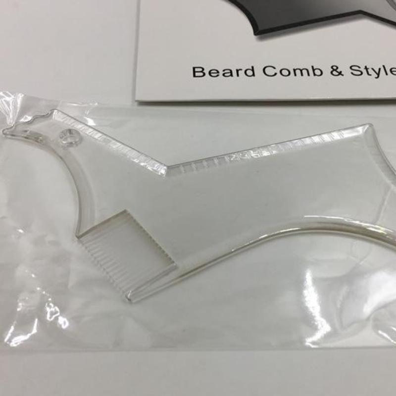 Beard Styling Template белый
