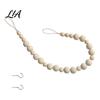 Decorative Curtain Accessories Boho Beaded Tieback, Modern Holder with Adhesive Hook, Room Decor Accents No Drilling Required, Drapery Holdback