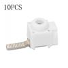 10PCS 25mm² 63A Terminals For Busbar Circuit Breaker Distribution Box Electrical Wire Connector Plastic+Metal White Terminals