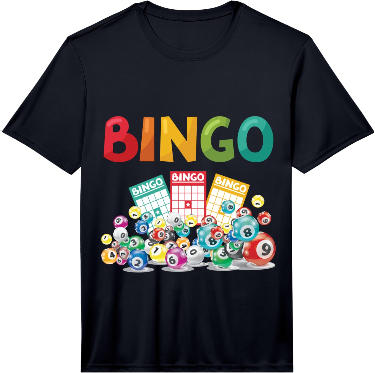 Bingo Bingo Cards Lucky Number Funny Fun Performance  Unisex T-Shirt XXXL