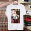 ZERO TWO Men's T-shirts Funny Hip Hop Summer Women Men Darling In The Franxx Anime Tshirts Streetwear Ulzzang Harajuku T-Shirt
