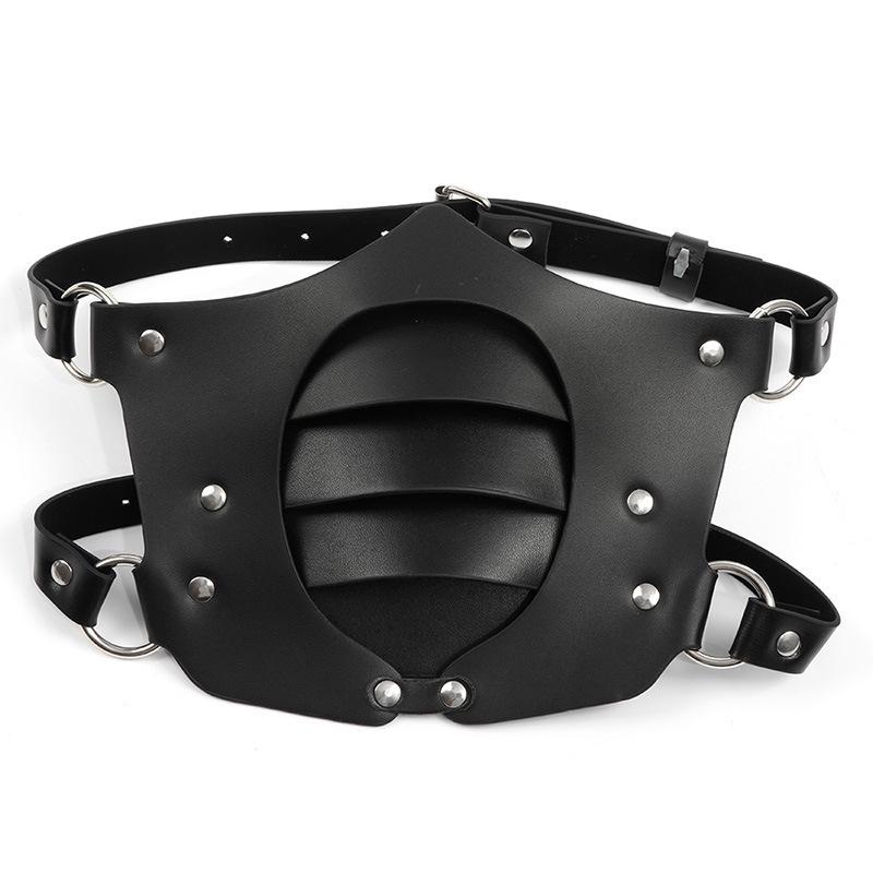 PU Leather Punk Halloween SM Role-Playing Mask