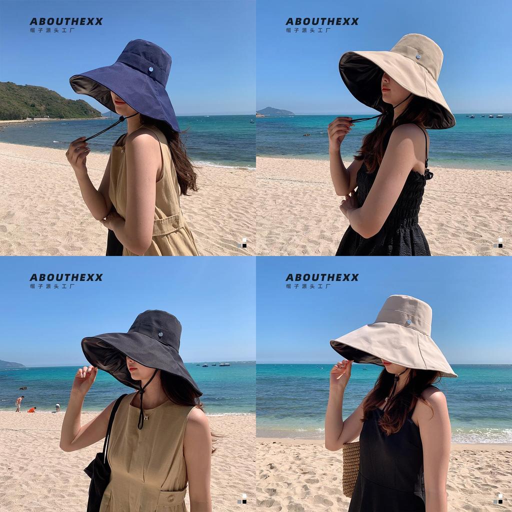 Sun Protection Hat For Women With Large Brim Summer Uv Shield Fashion Hat For Outdoor Wear